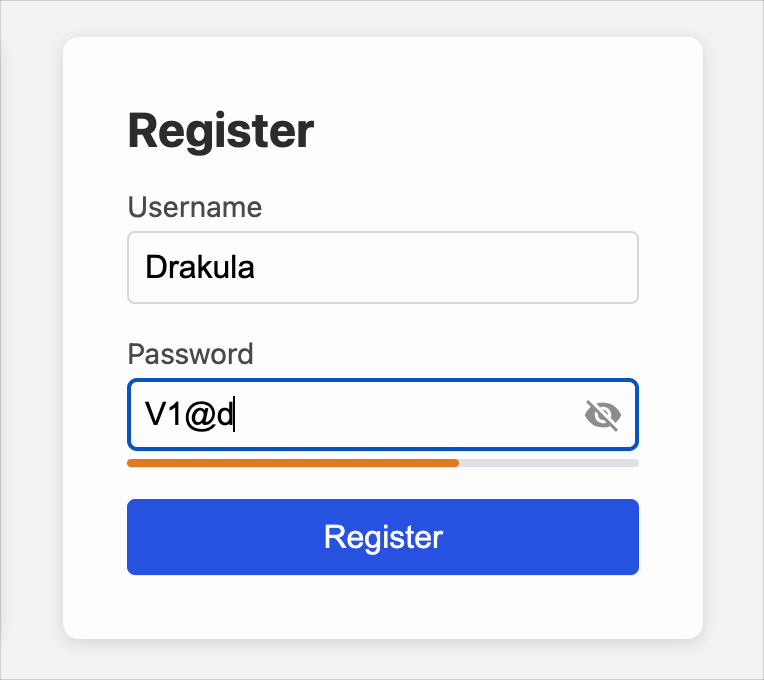 Перевірка складності пароля без знущання над користувачем